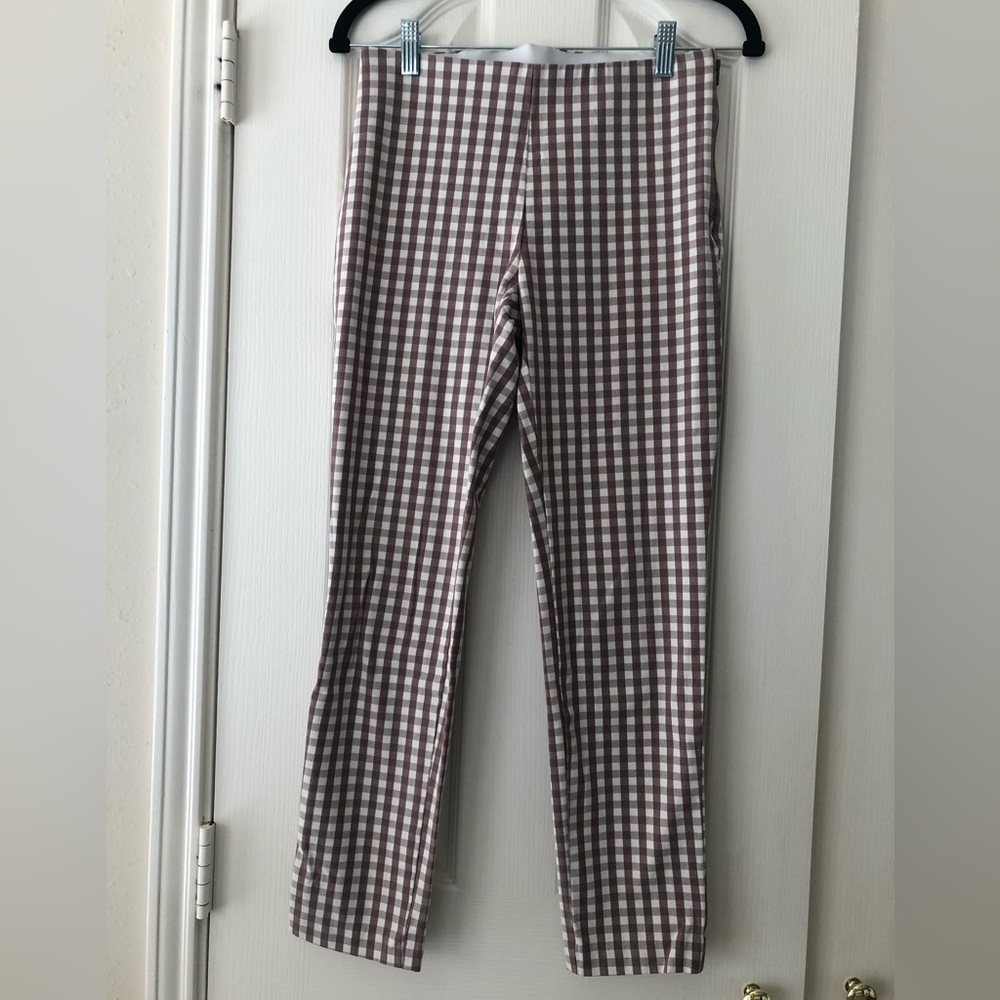 Plaid work pants